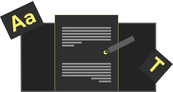 content writing image with transparent